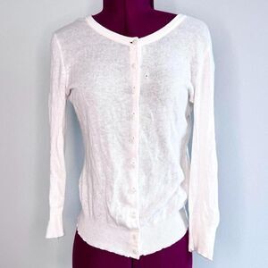 Kirra Women's White and Cream Cardigan